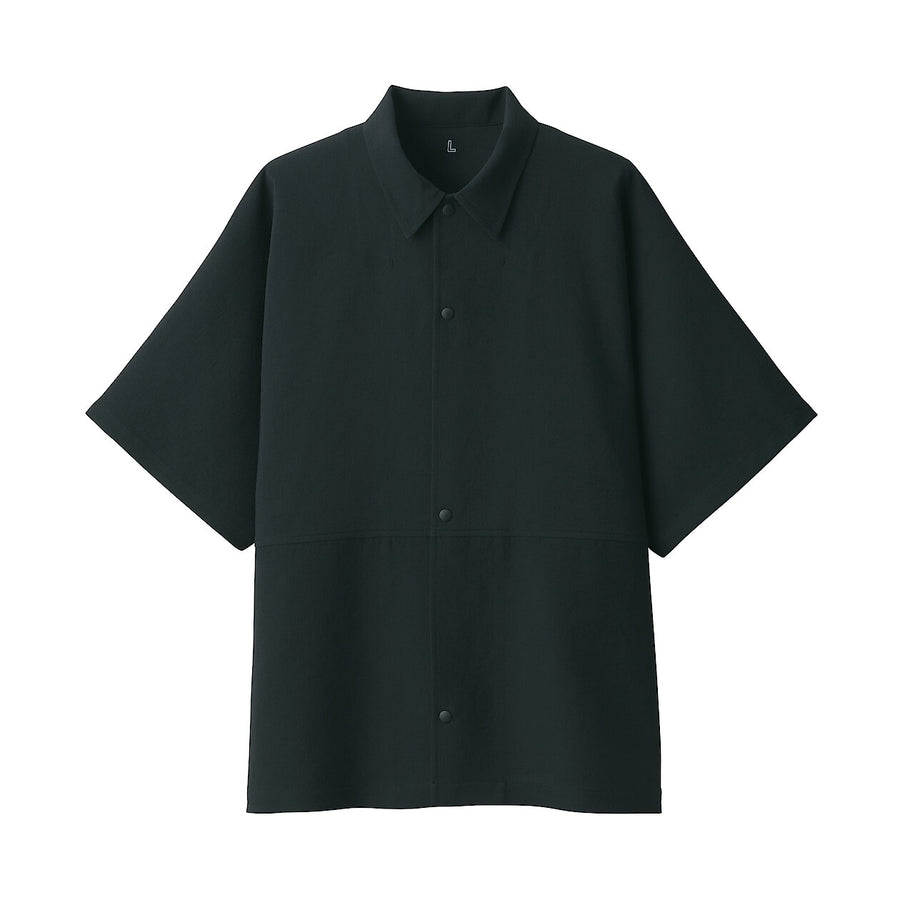 Breathable UV protection easy-clean S/S shirtBlackXS