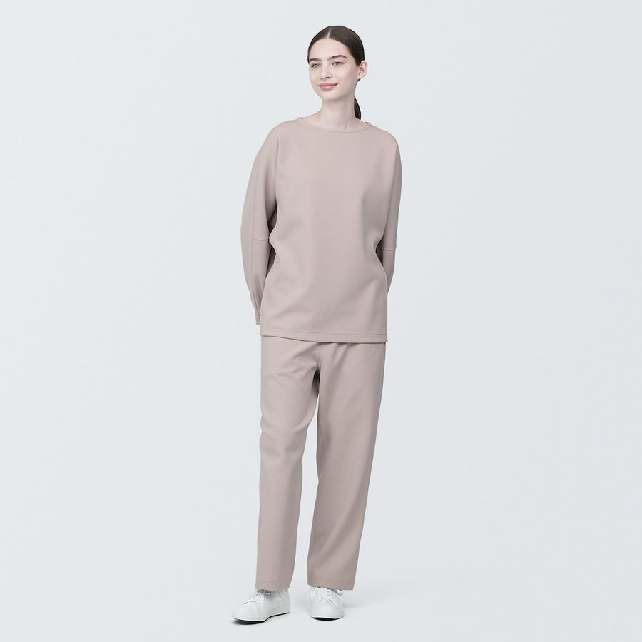 MUJI Labo Water Repellent Double Knitted Long Sleeve Pullover