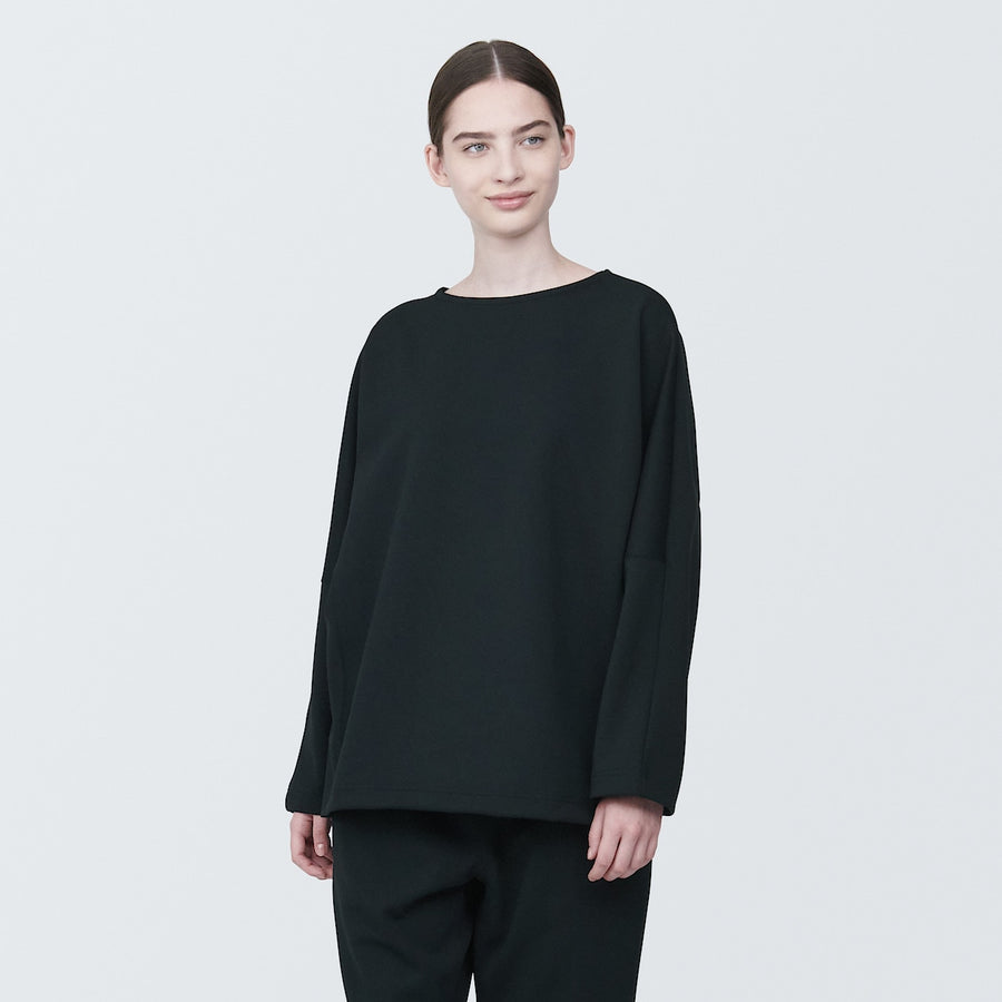 MUJI Labo Water Repellent Double Knitted Long Sleeve Pullover