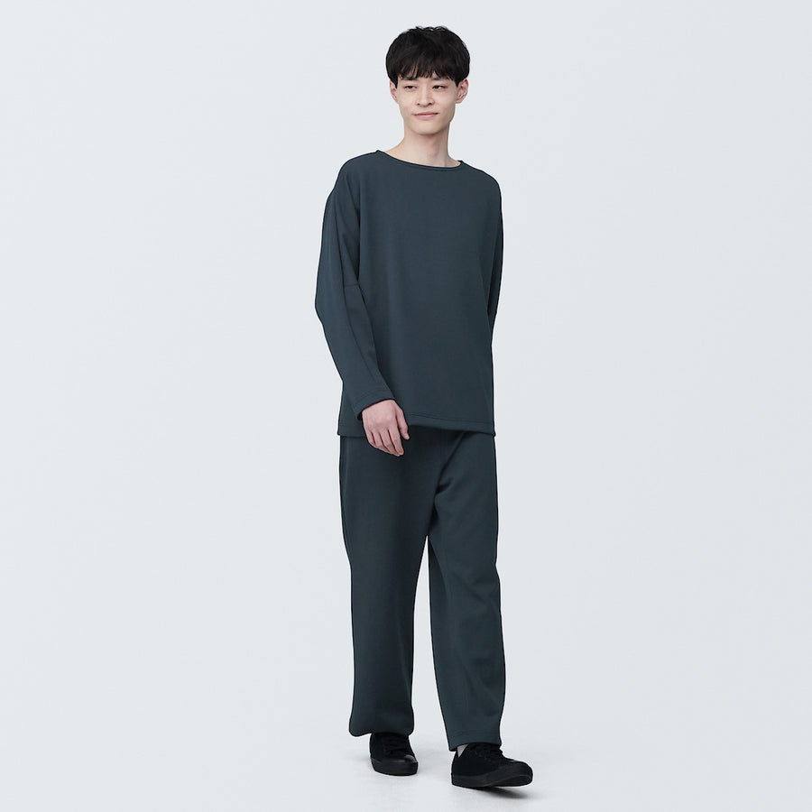 MUJI Labo Water Repellent Double Knitted Long Sleeve Pullover