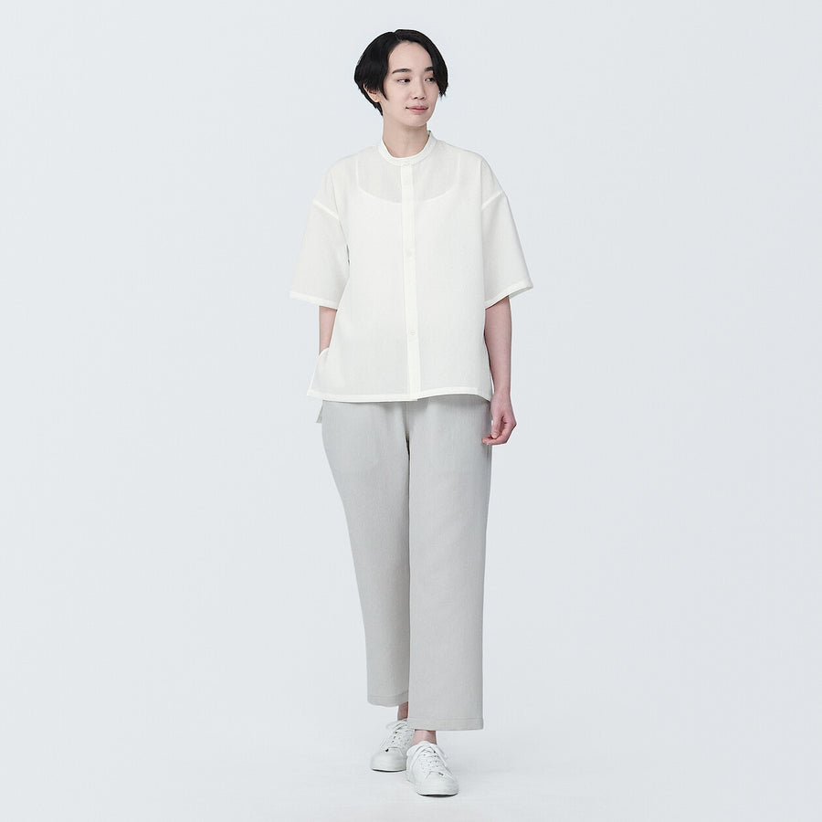 Breathable easy-clean S/S shirt Off whiteXS