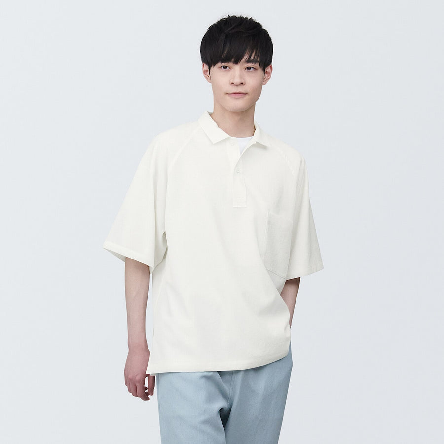 Breathable easy-clean S/S poro shirt Off whiteXS