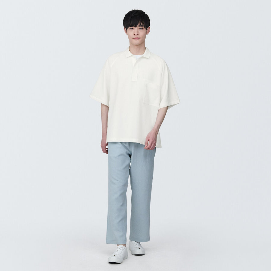 Breathable easy-clean S/S poro shirt Off whiteXS