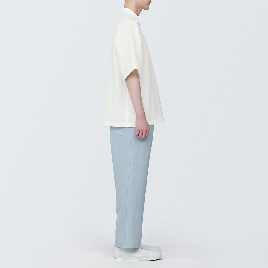 Breathable easy-clean S/S poro shirt Off whiteXS