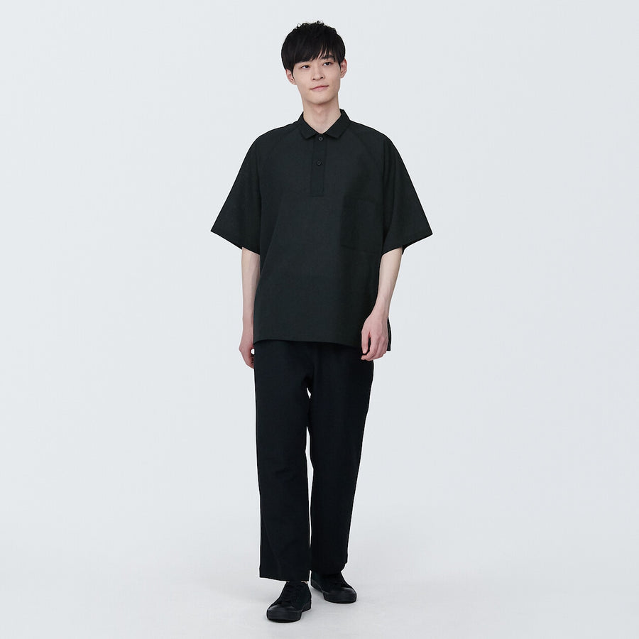 Breathable easy-clean S/S poro shirt Off whiteXS