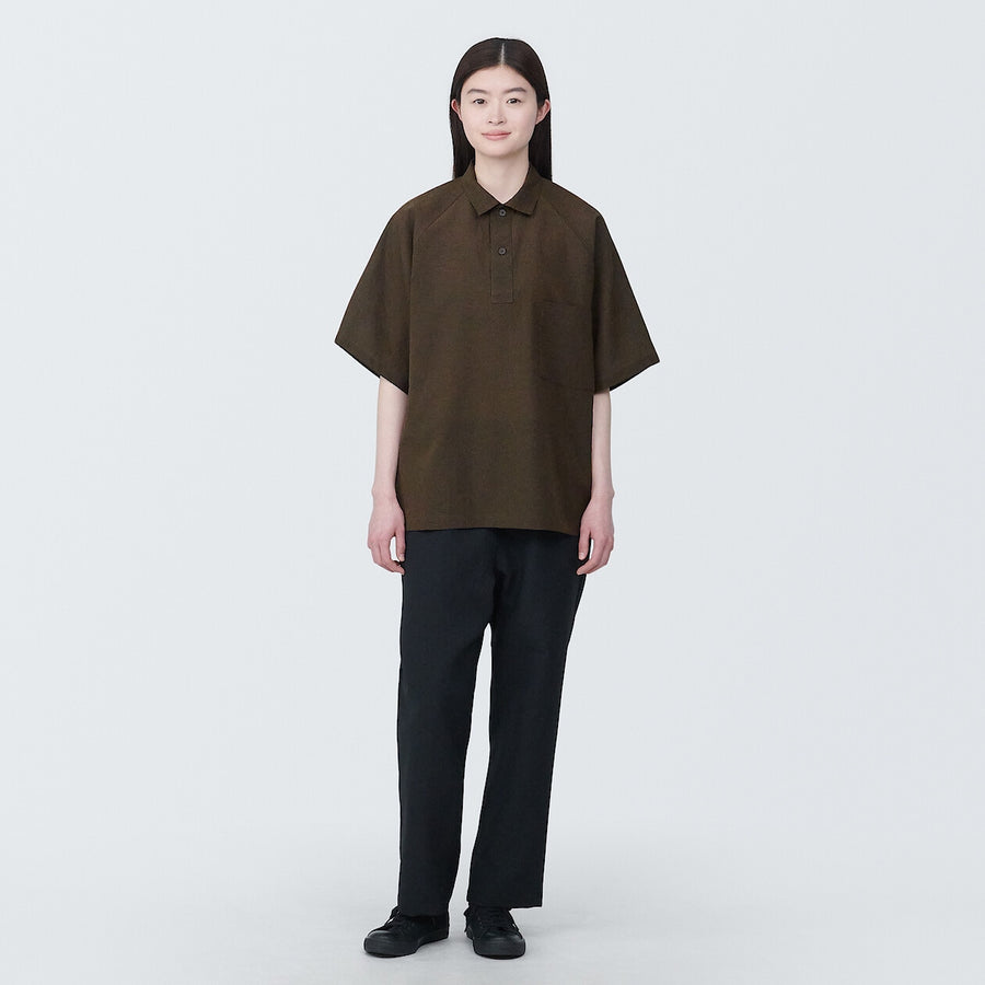 Breathable easy-clean S/S poro shirt Off whiteXS