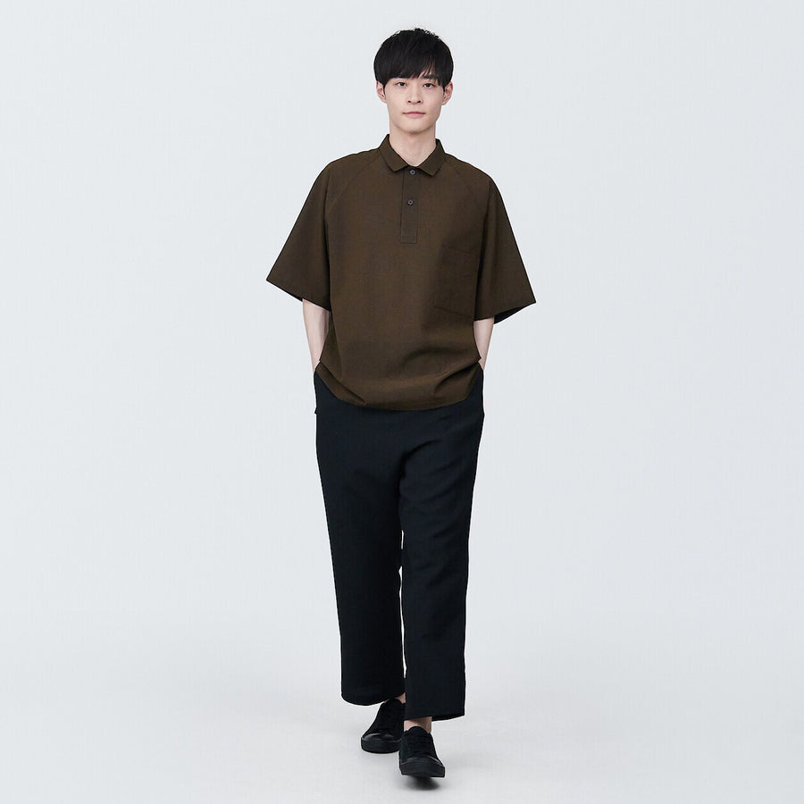 Breathable easy-clean S/S poro shirt Off whiteXS