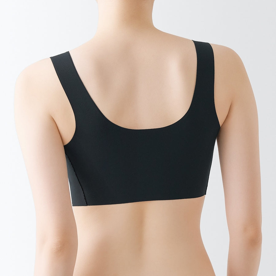 W's Seamless stretch half top bra BlackXS