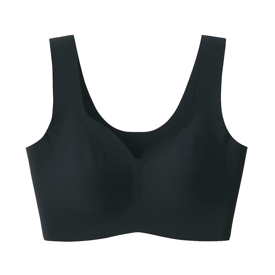 W's Seamless stretch half top bra BlackXS