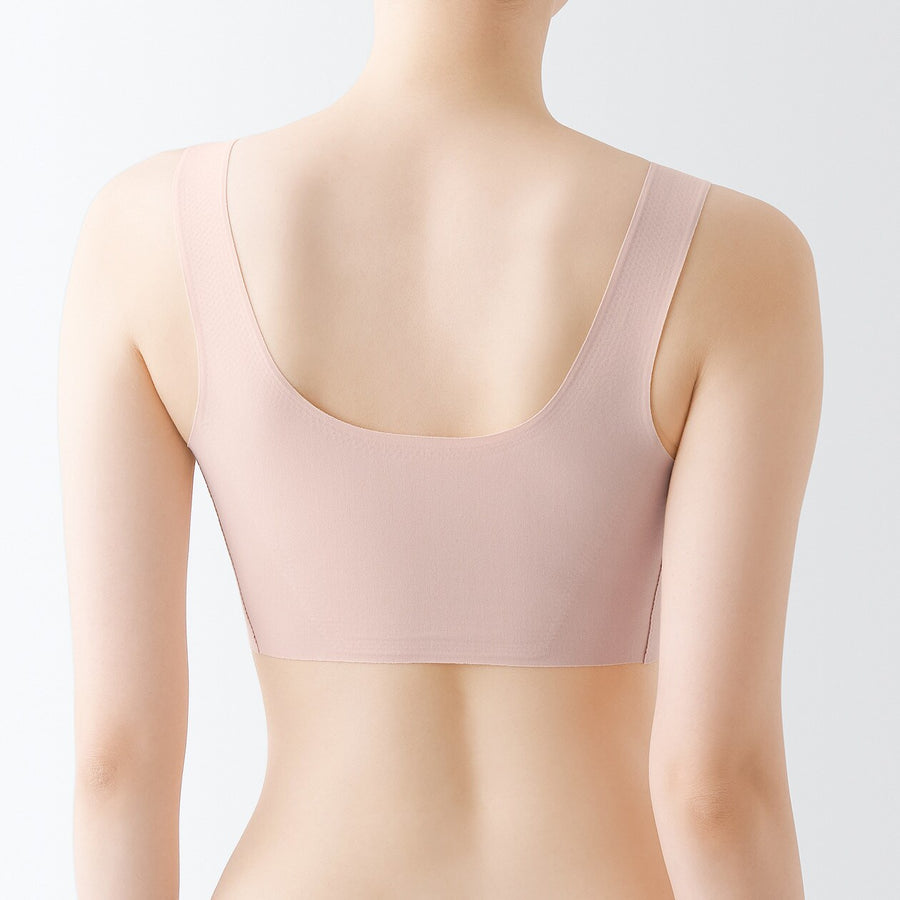 W's Seamless stretch half top bra BlackXS