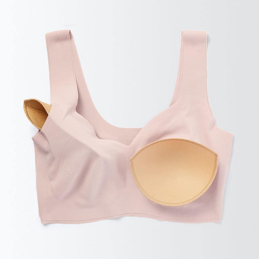 W's Seamless stretch half top bra BlackXS