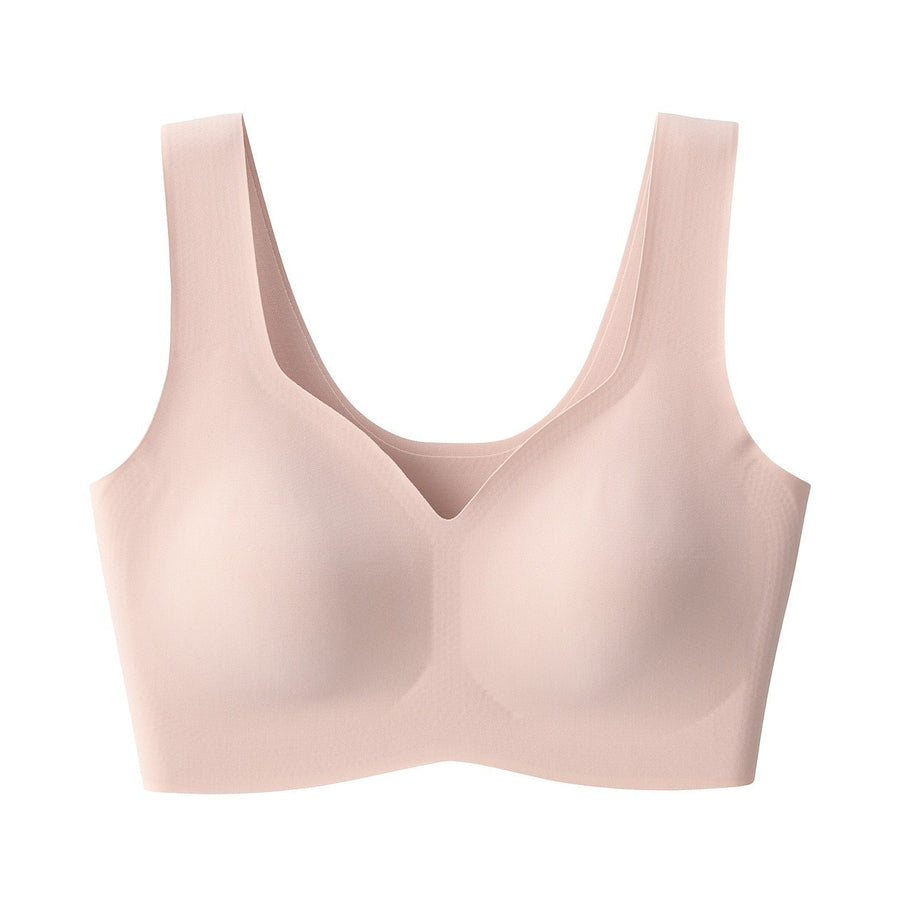 W's Seamless stretch half top bra BlackXS