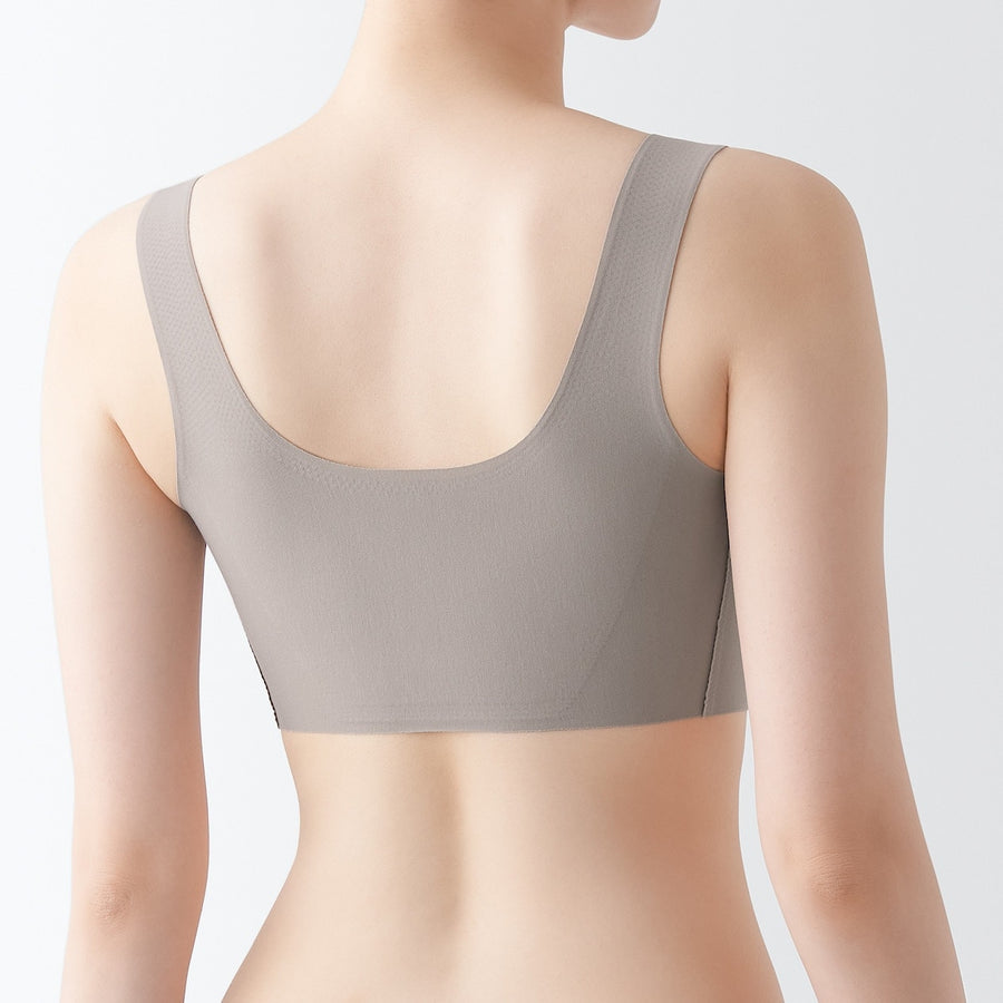 W's Seamless stretch half top bra BlackXS