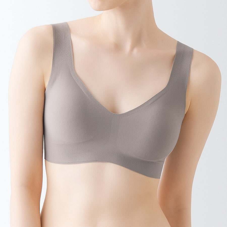 W's Seamless stretch half top bra BlackXS