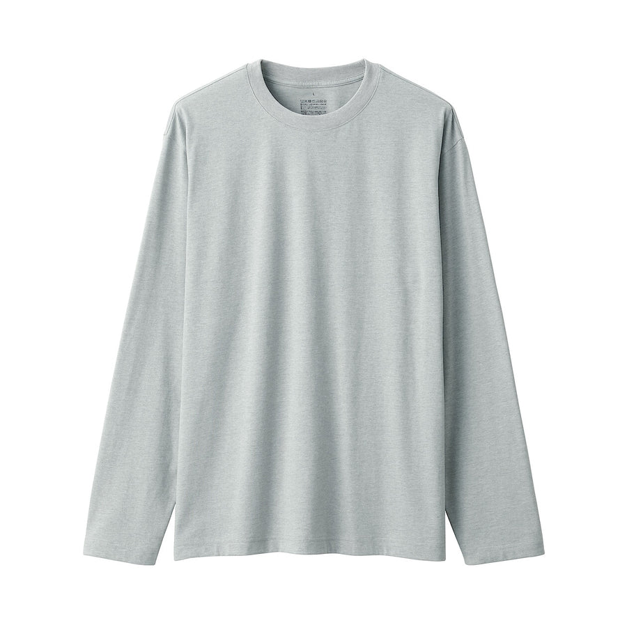 Men's Jersey crew neck L/S T-shirt WhiteXS