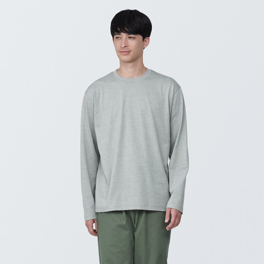 Men's Jersey crew neck L/S T-shirt WhiteXS