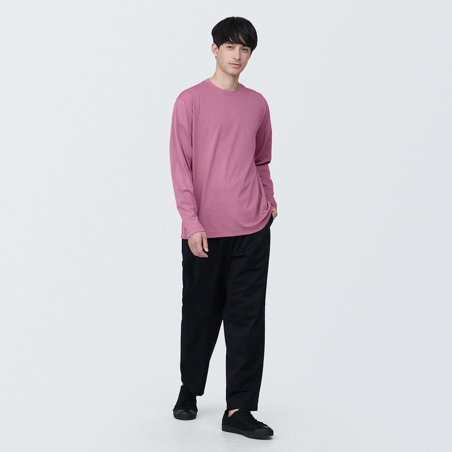 Men's Jersey crew neck L/S T-shirt WhiteXS