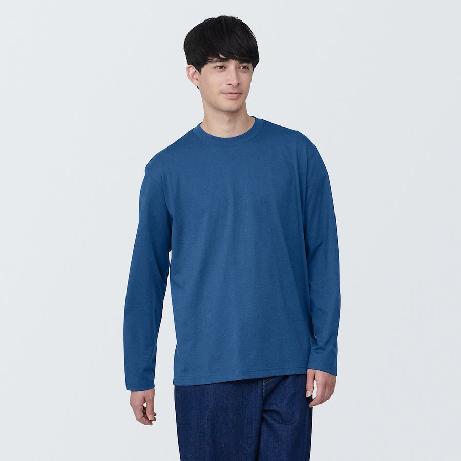 Men's Jersey crew neck L/S T-shirt WhiteXS