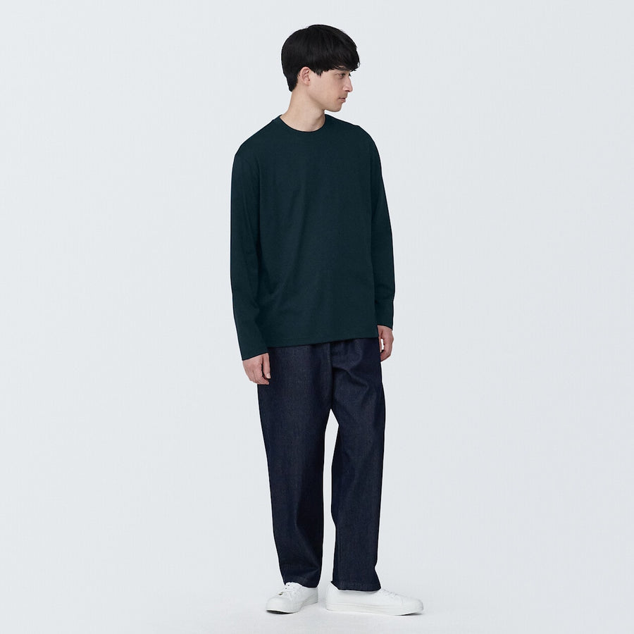 Men's Jersey crew neck L/S T-shirt WhiteXS