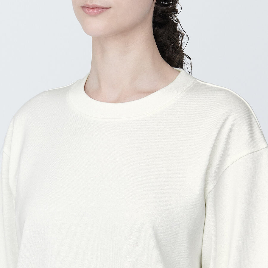 Women's Heavy weight Crew neck L/S T-shirtWhiteXS