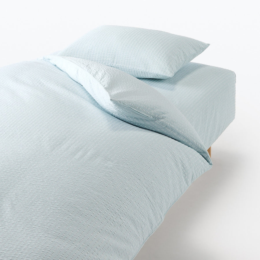 COTTON SEERSUCKER DUVET COVER S