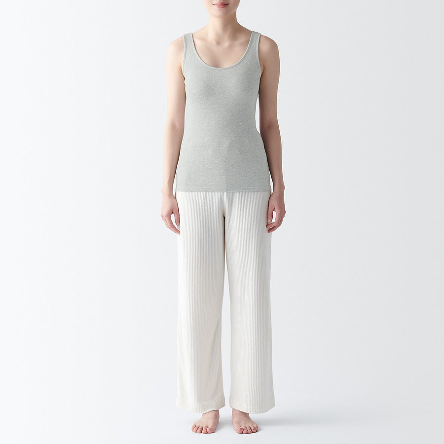 W's Cotton ribbed tank top WhiteXS