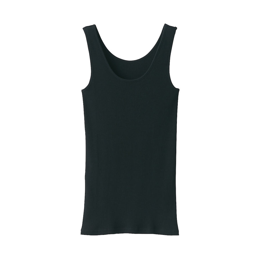 W's Cotton ribbed tank top WhiteXS