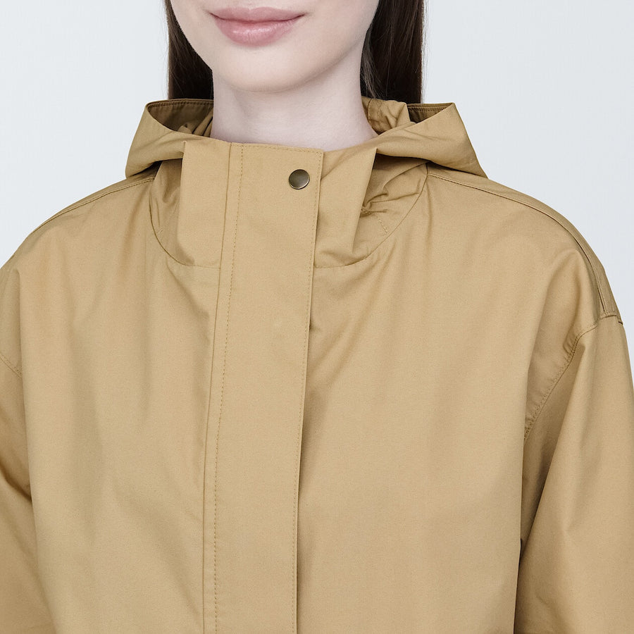 Women's Water repellent Hooded jacketIvoryXS