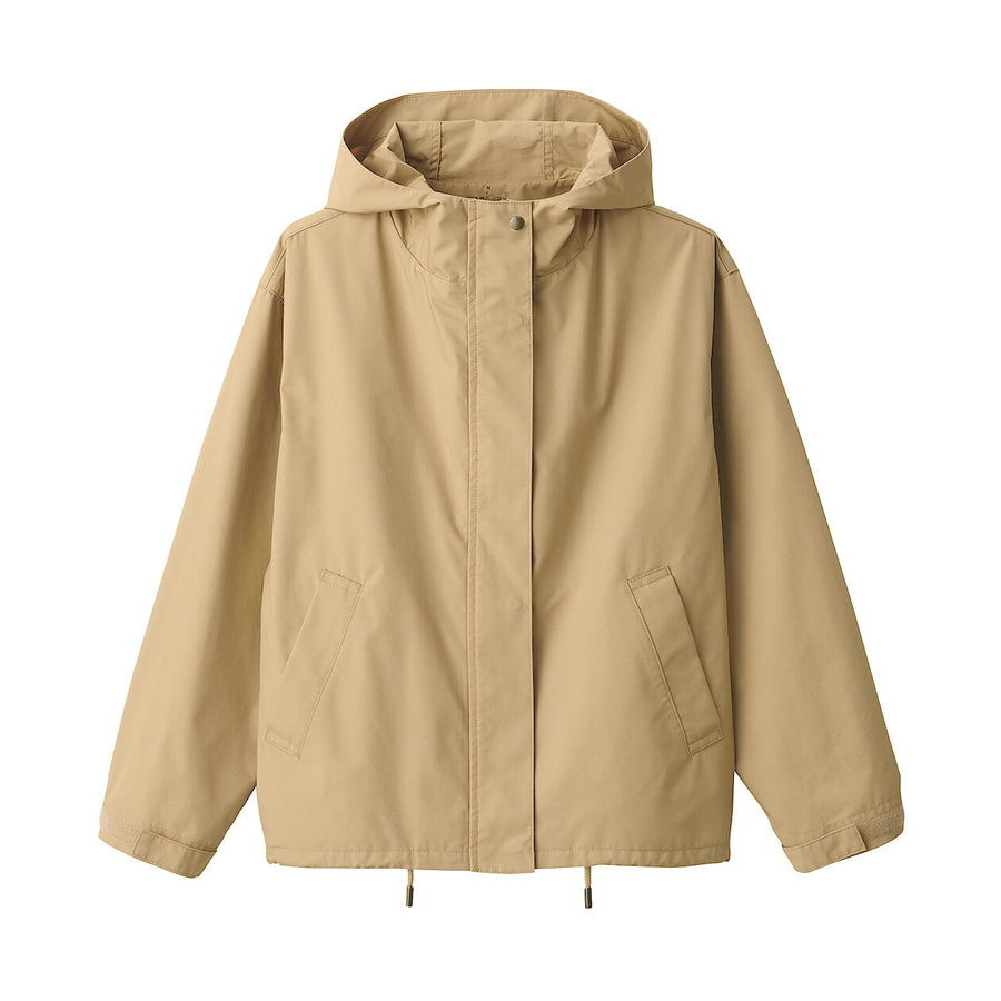 Women's Water repellent Hooded jacketIvoryXS