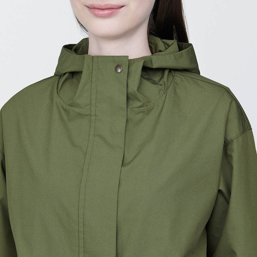 Women's Water repellent Hooded jacketIvoryXS