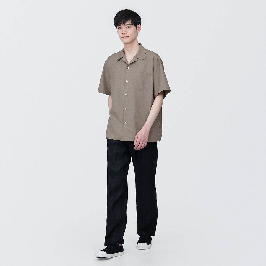 M's Hemp blend S/S shirtWhiteXS