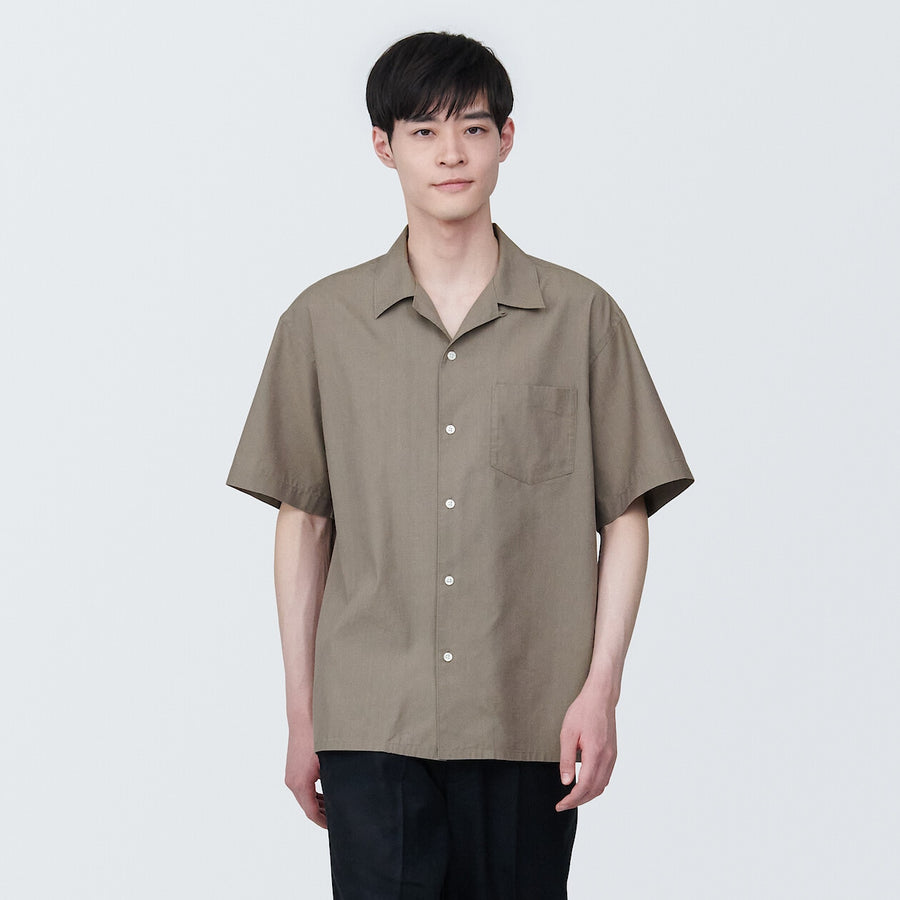 M's Hemp blend S/S shirtWhiteXS