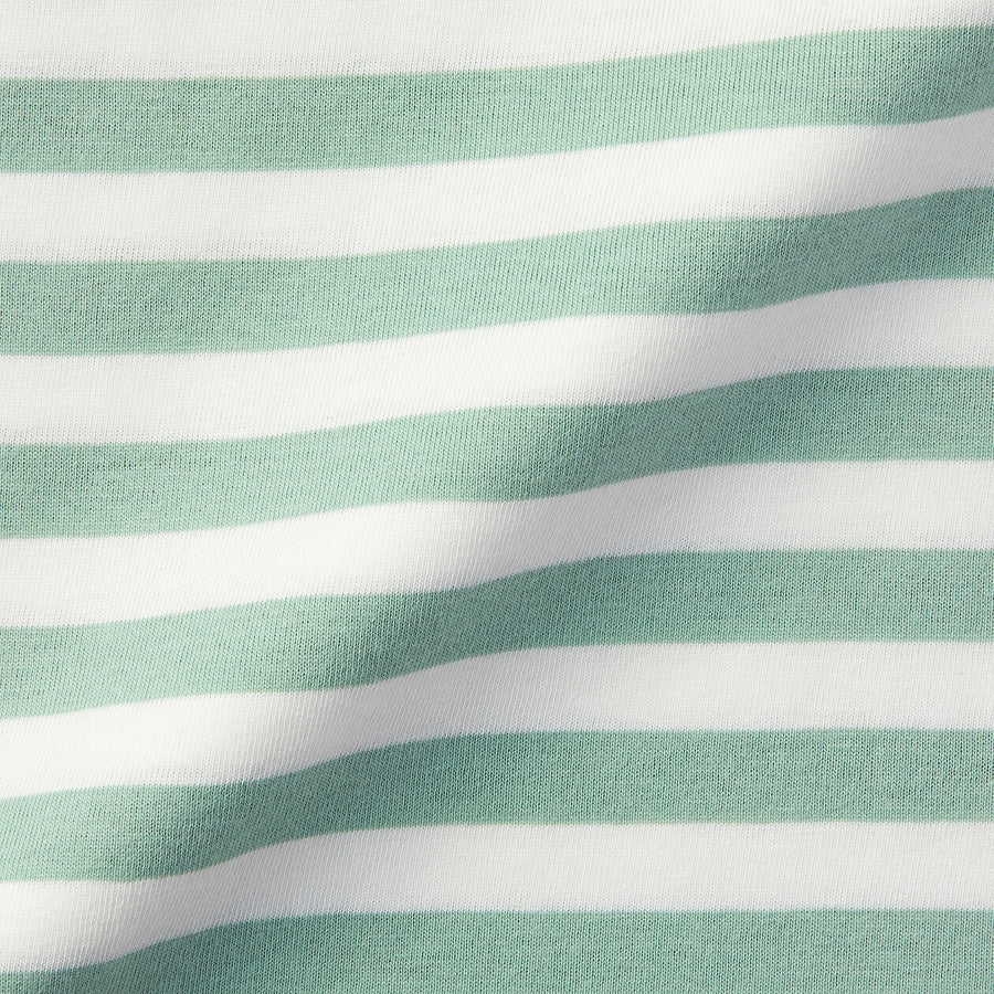 Baby Crewneck S/S T-Shirt(border) Grey Stripe80