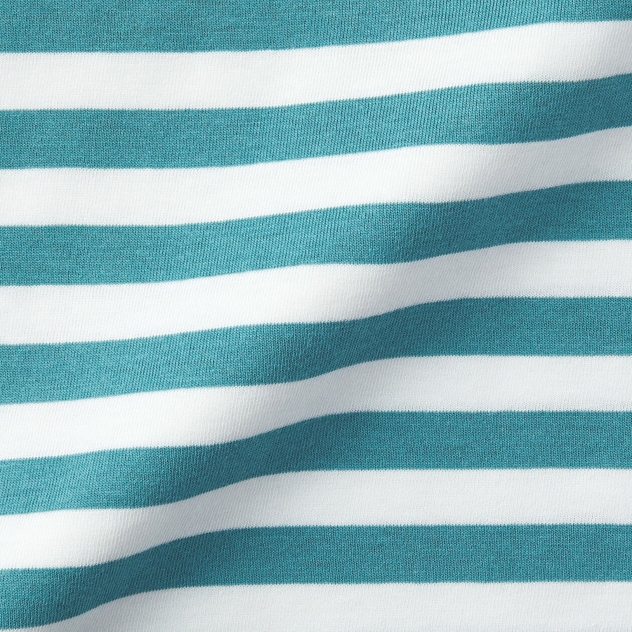 Baby Crewneck S/S T-Shirt(border) Grey Stripe80