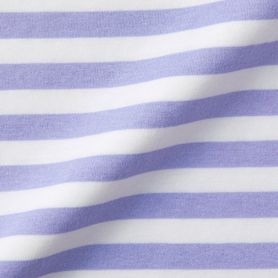 Baby Crewneck S/S T-Shirt(border) Grey Stripe80