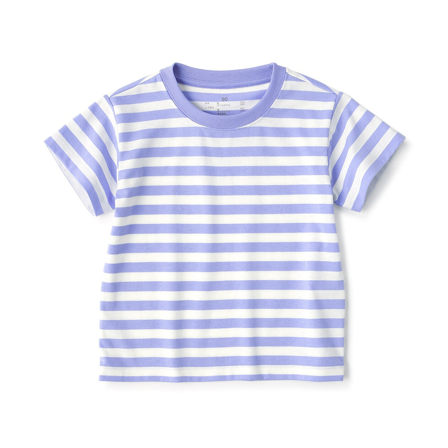 Baby Crewneck S/S T-Shirt(border) Grey Stripe80