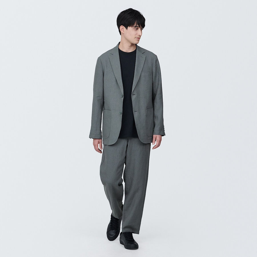 M's Linen JacketMedium grayXS