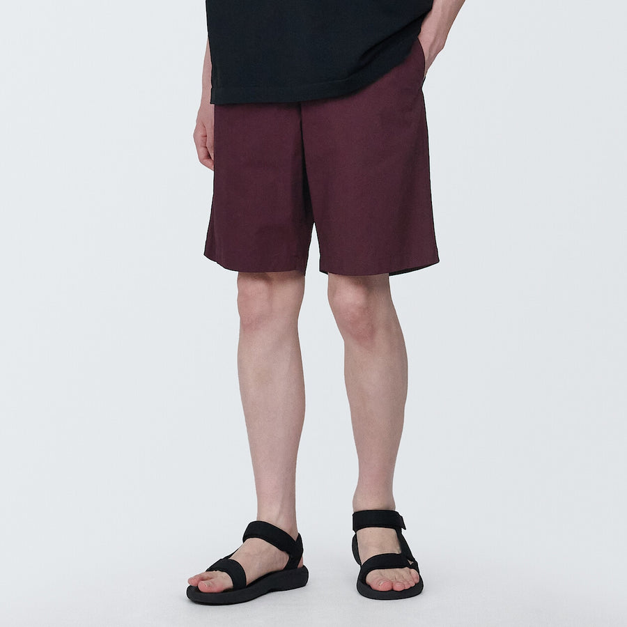 M's Washed broadcloth ShortsLight grayXS