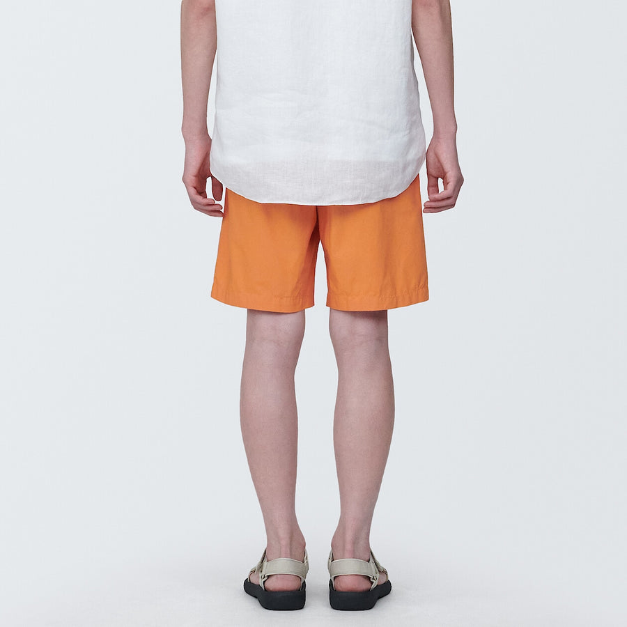 M's Washed broadcloth ShortsLight grayXS