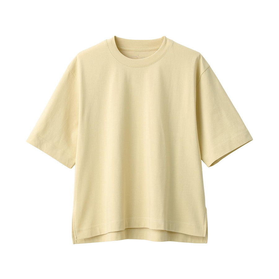 Women's Cool touch Crew neck Wide S/S T-shirtWhiteXS