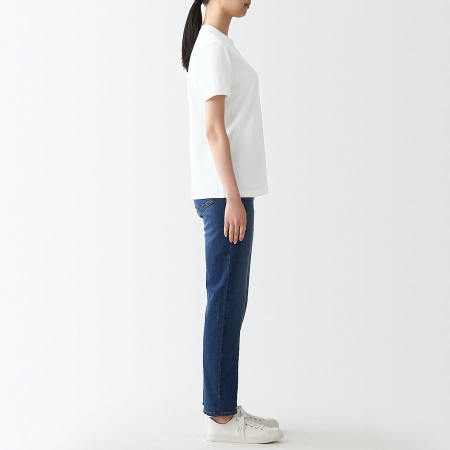 Women's Interlock Crew neck S/S T-ShirtWhiteXS