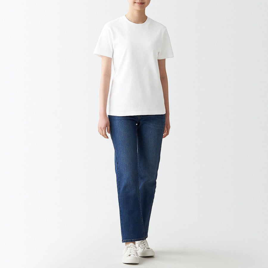 Women's Interlock Crew neck S/S T-ShirtWhiteXS