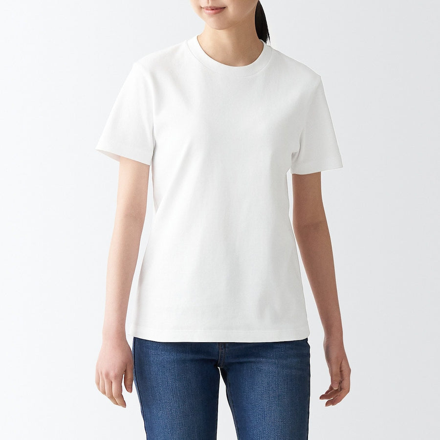 Women's Interlock Crew neck S/S T-ShirtWhiteXS