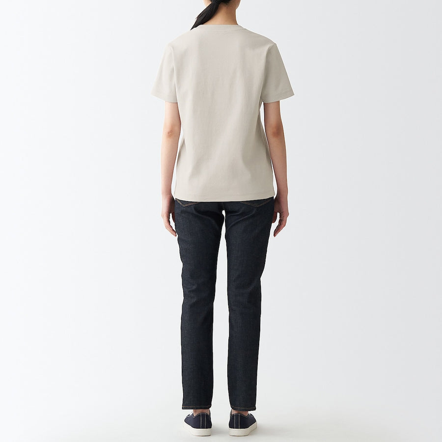 Women's Interlock Crew neck S/S T-ShirtWhiteXS