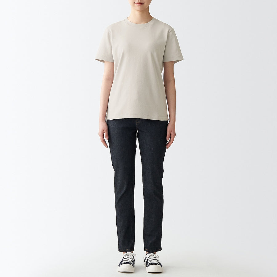 Women's Interlock Crew neck S/S T-ShirtWhiteXS