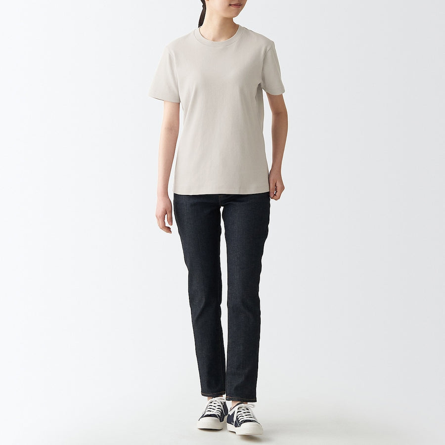 Women's Interlock Crew neck S/S T-ShirtWhiteXS