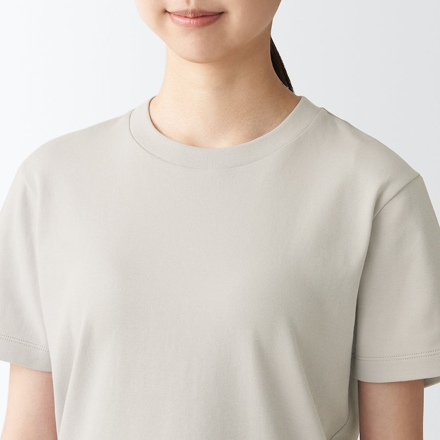 Women's Interlock Crew neck S/S T-ShirtWhiteXS