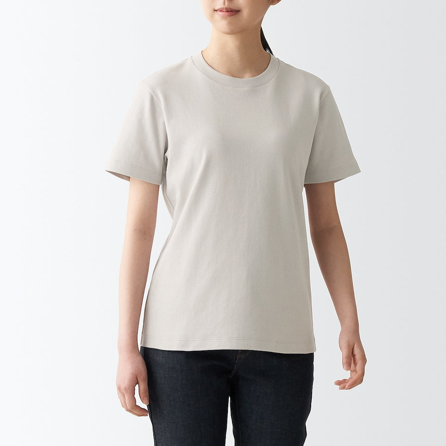 Women's Interlock Crew neck S/S T-ShirtWhiteXS