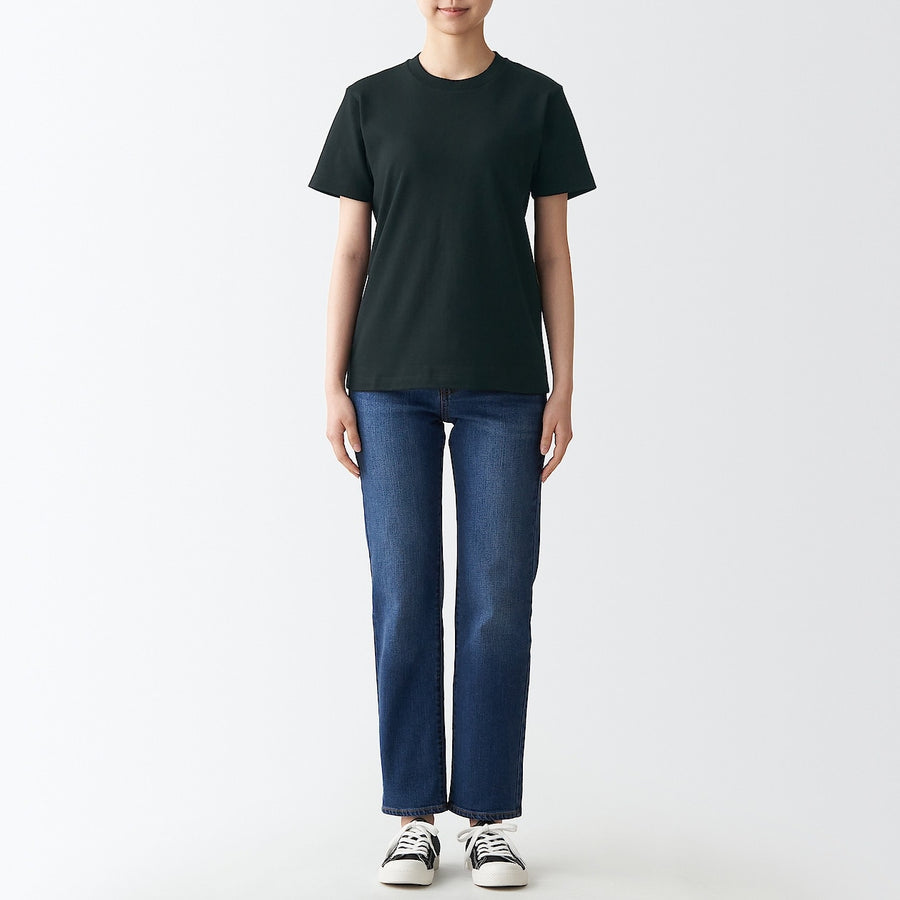 Women's Interlock Crew neck S/S T-ShirtWhiteXS