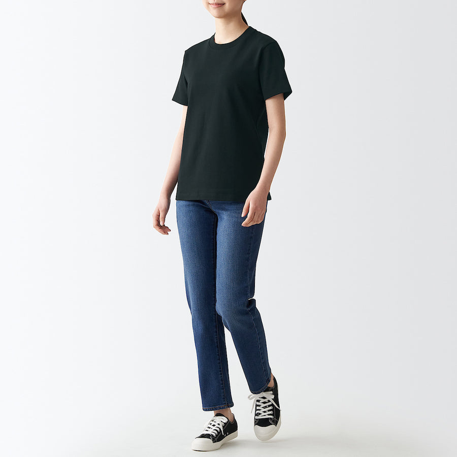 Women's Interlock Crew neck S/S T-ShirtWhiteXS